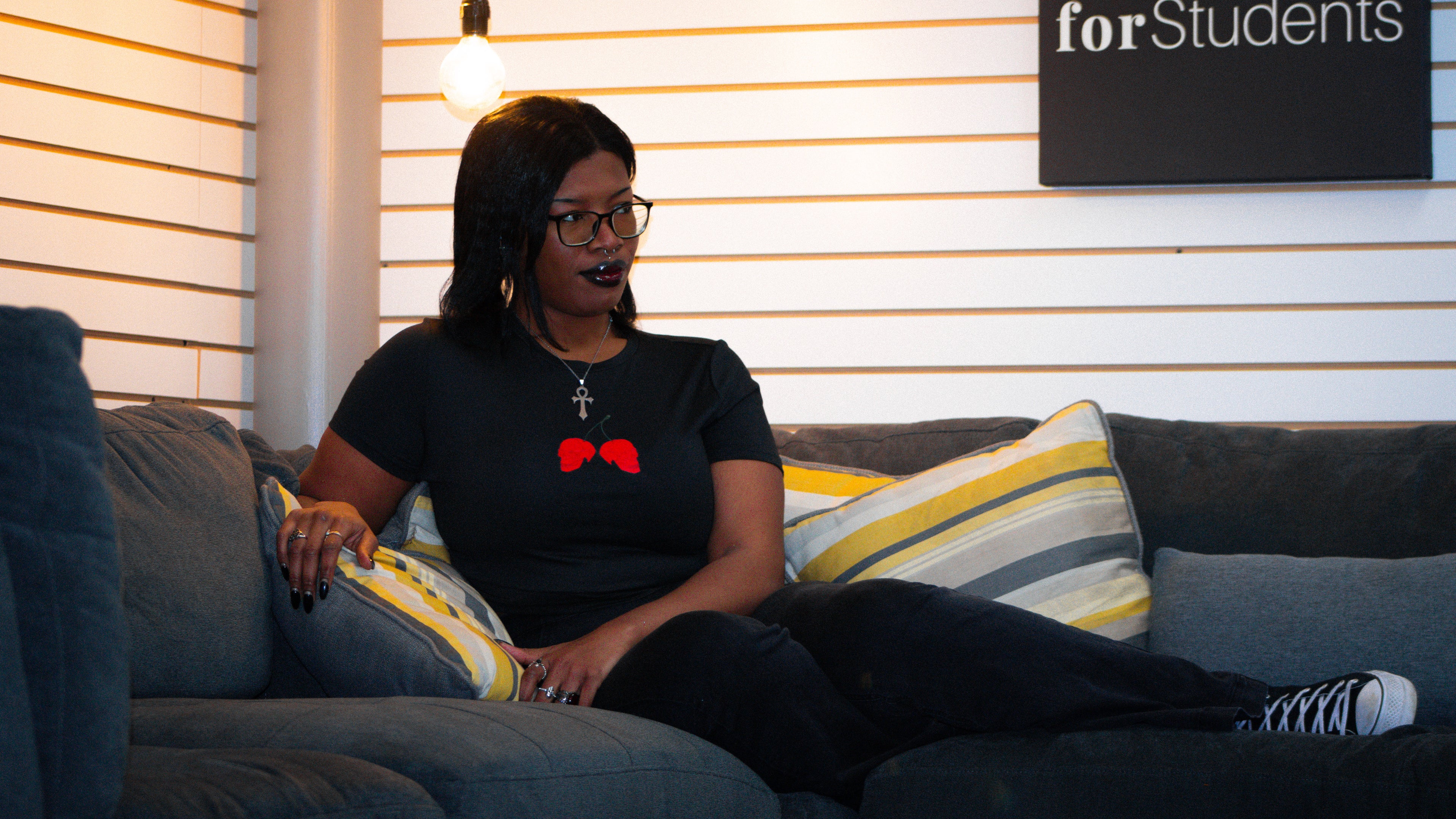 Skelly Cherries Crop Tee