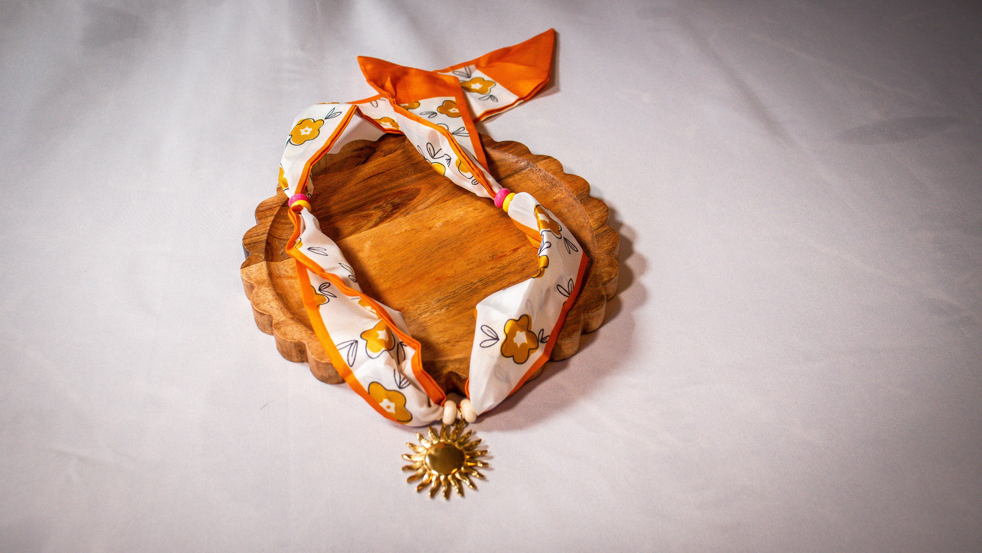 Sunset Scarf Necklace