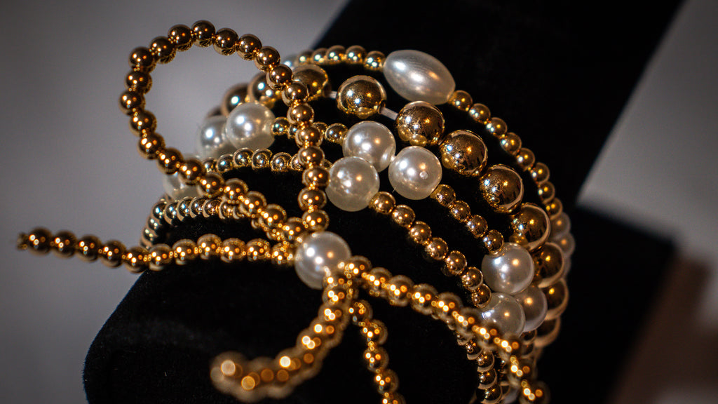 Pearl Bow Bracelets