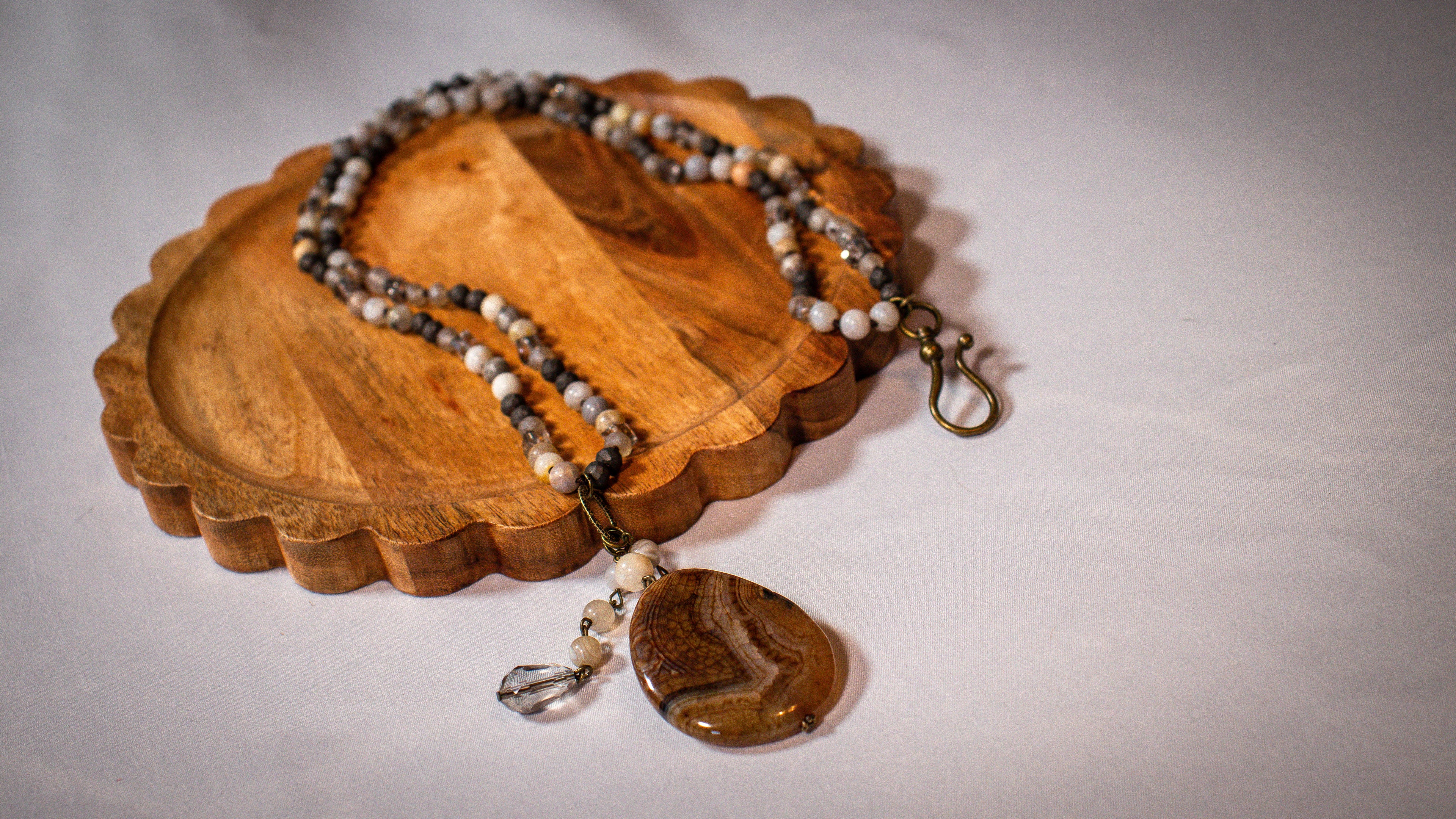 Gizelle Stone Necklace