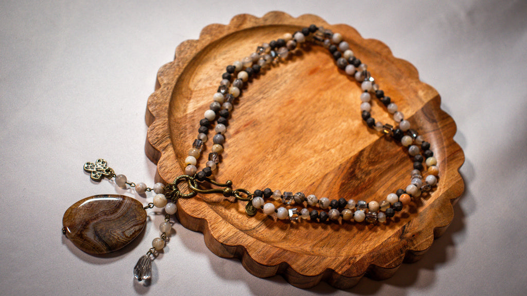 Gizelle Stone Necklace