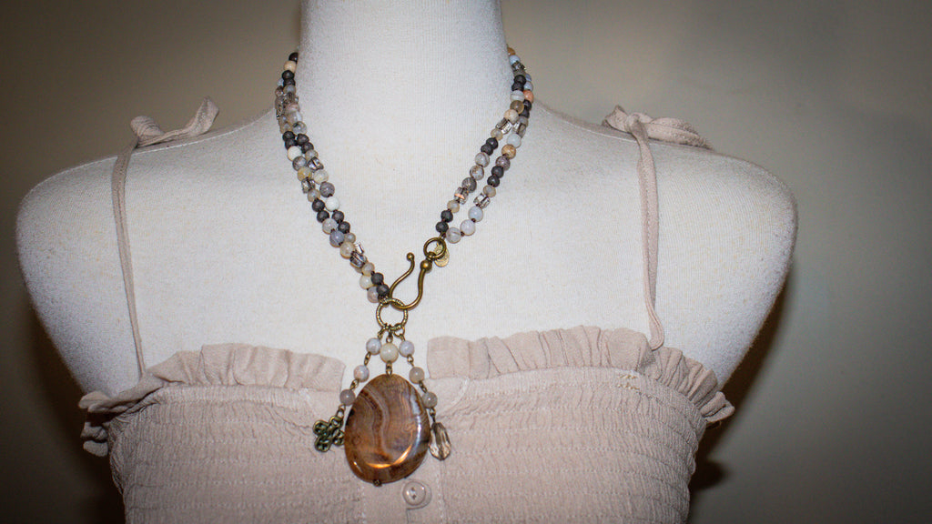 Gizelle Stone Necklace