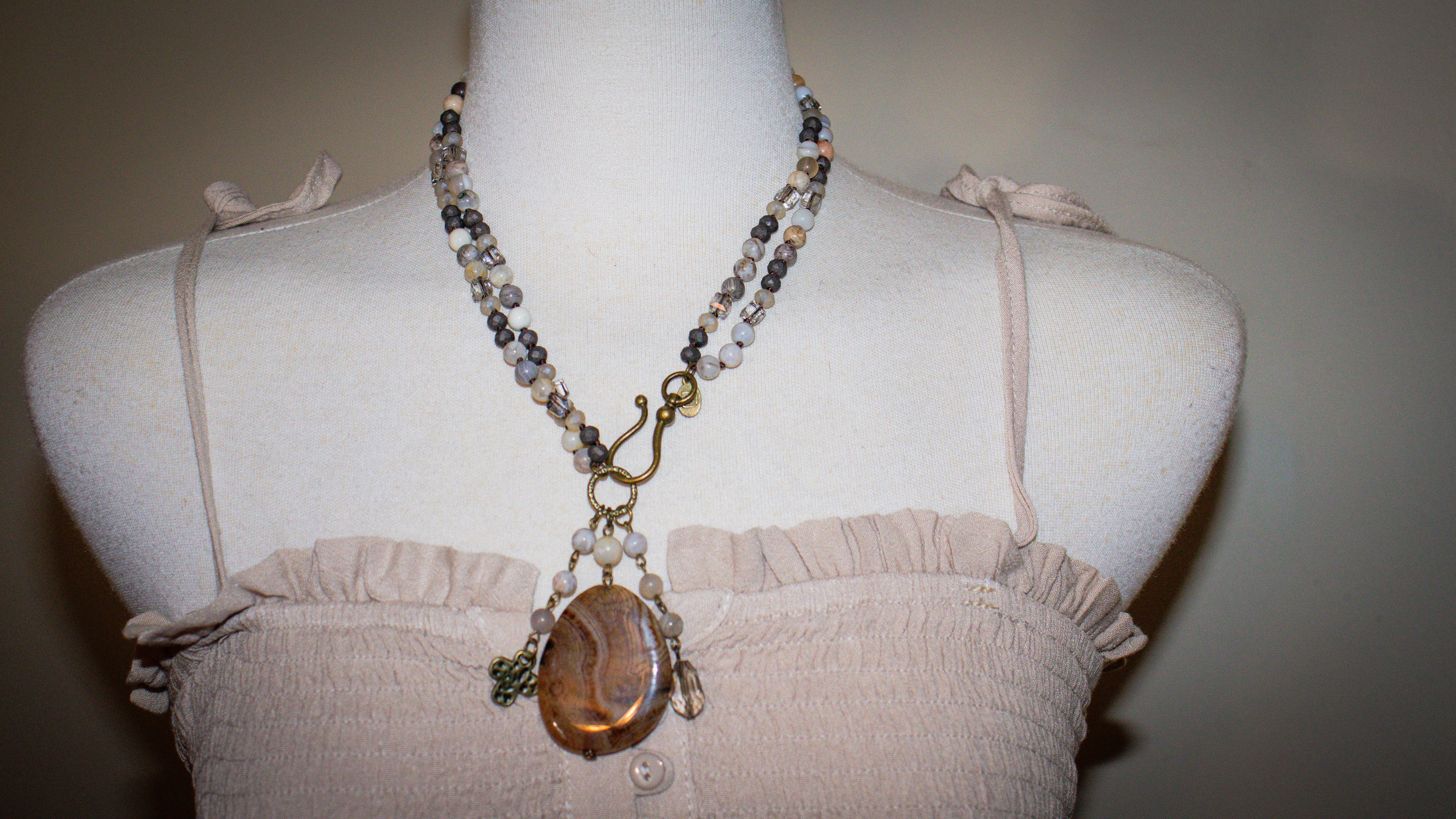Gizelle Stone Necklace
