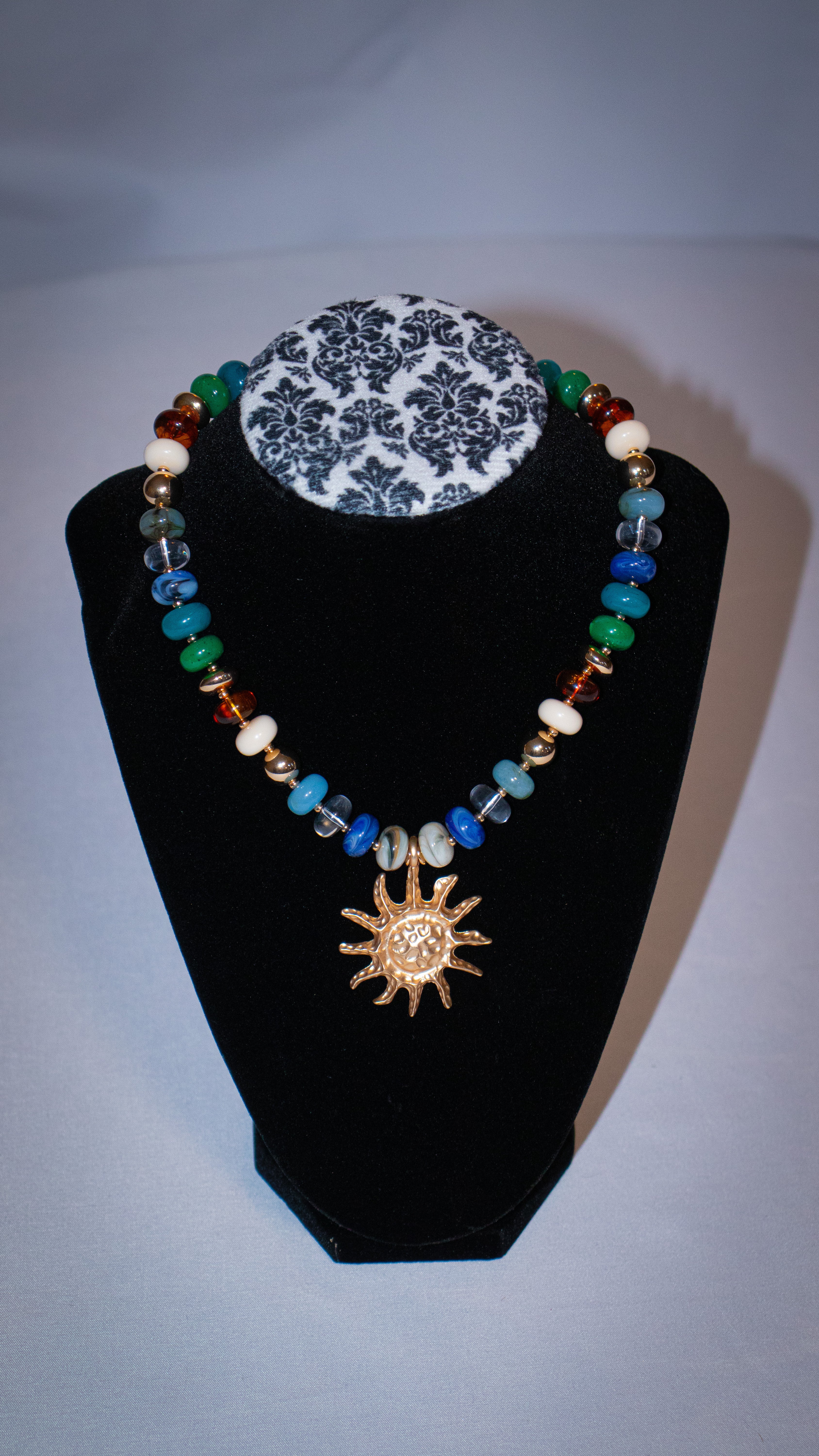 Beaded Sun Necklace