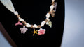 Summer Starfish Scarf Charmed Necklace
