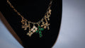 Green Cross Necklace