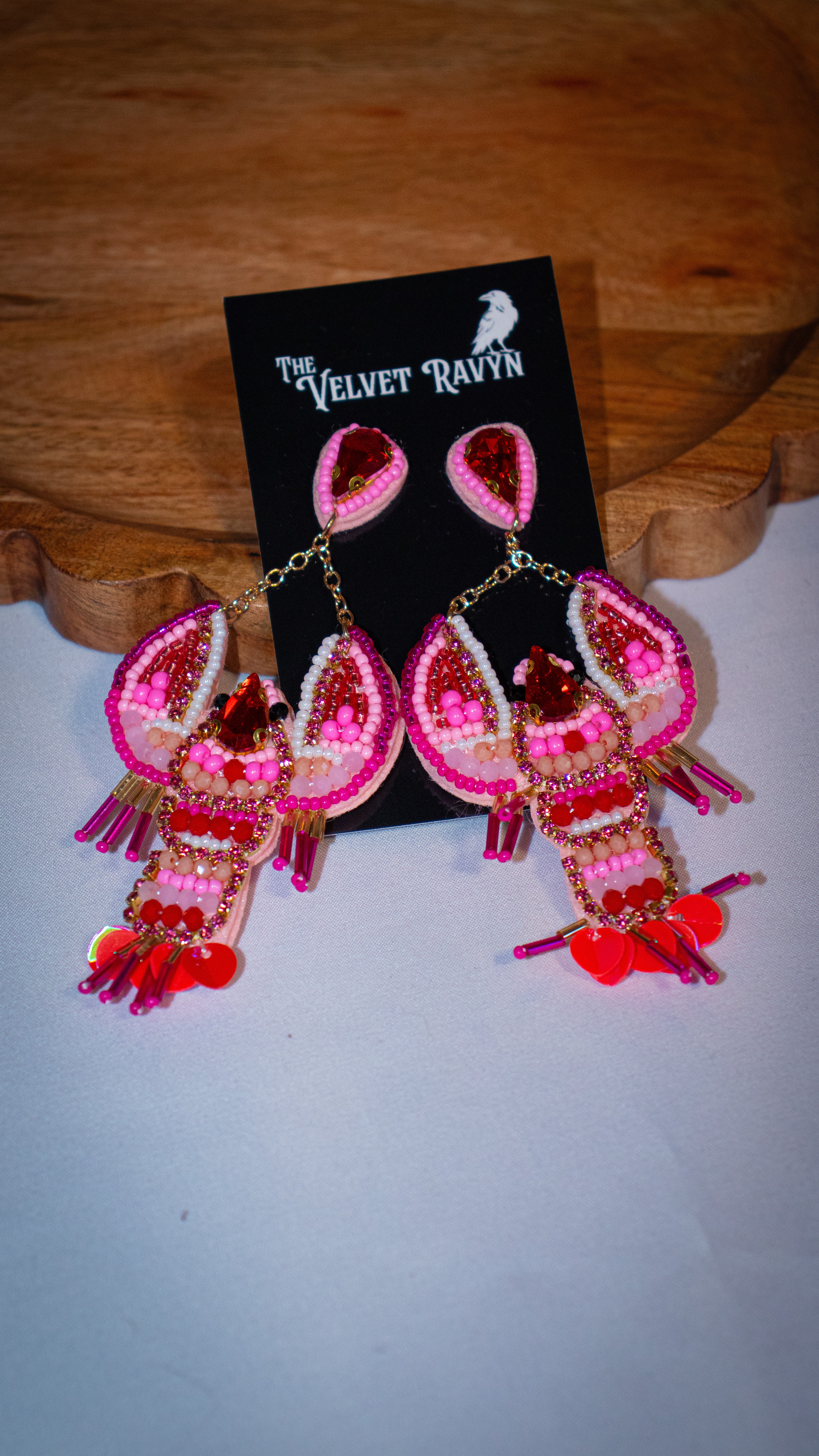 Red Lobster Earrings