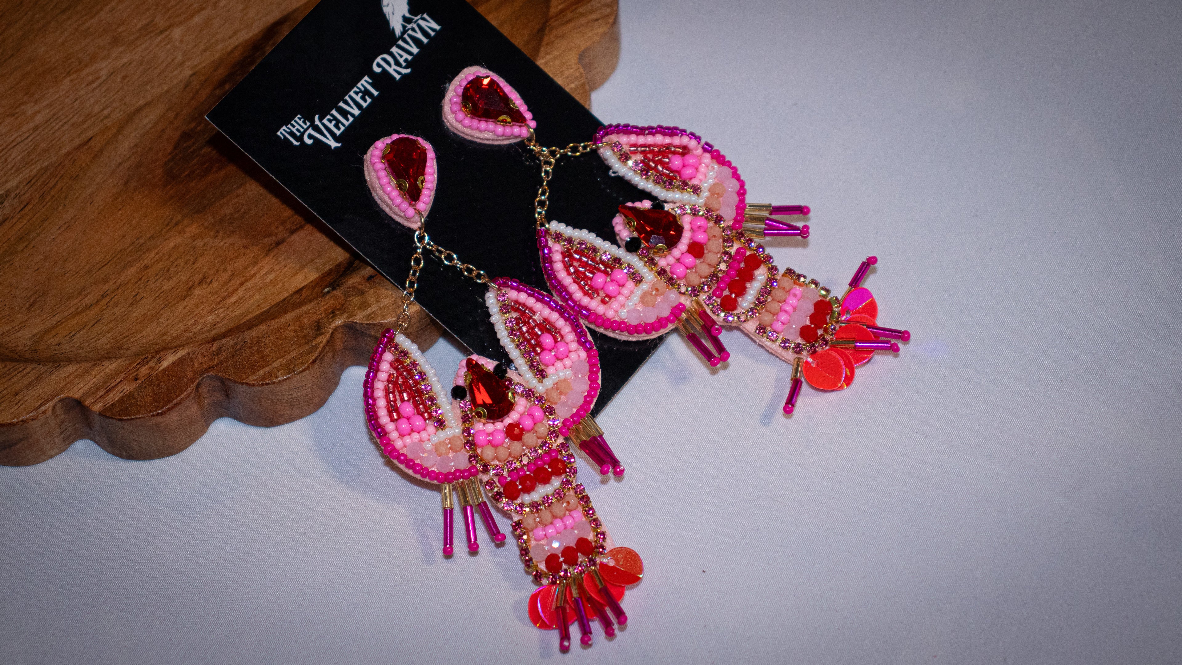 Red Lobster Earrings