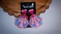 Pink Clam Earrings