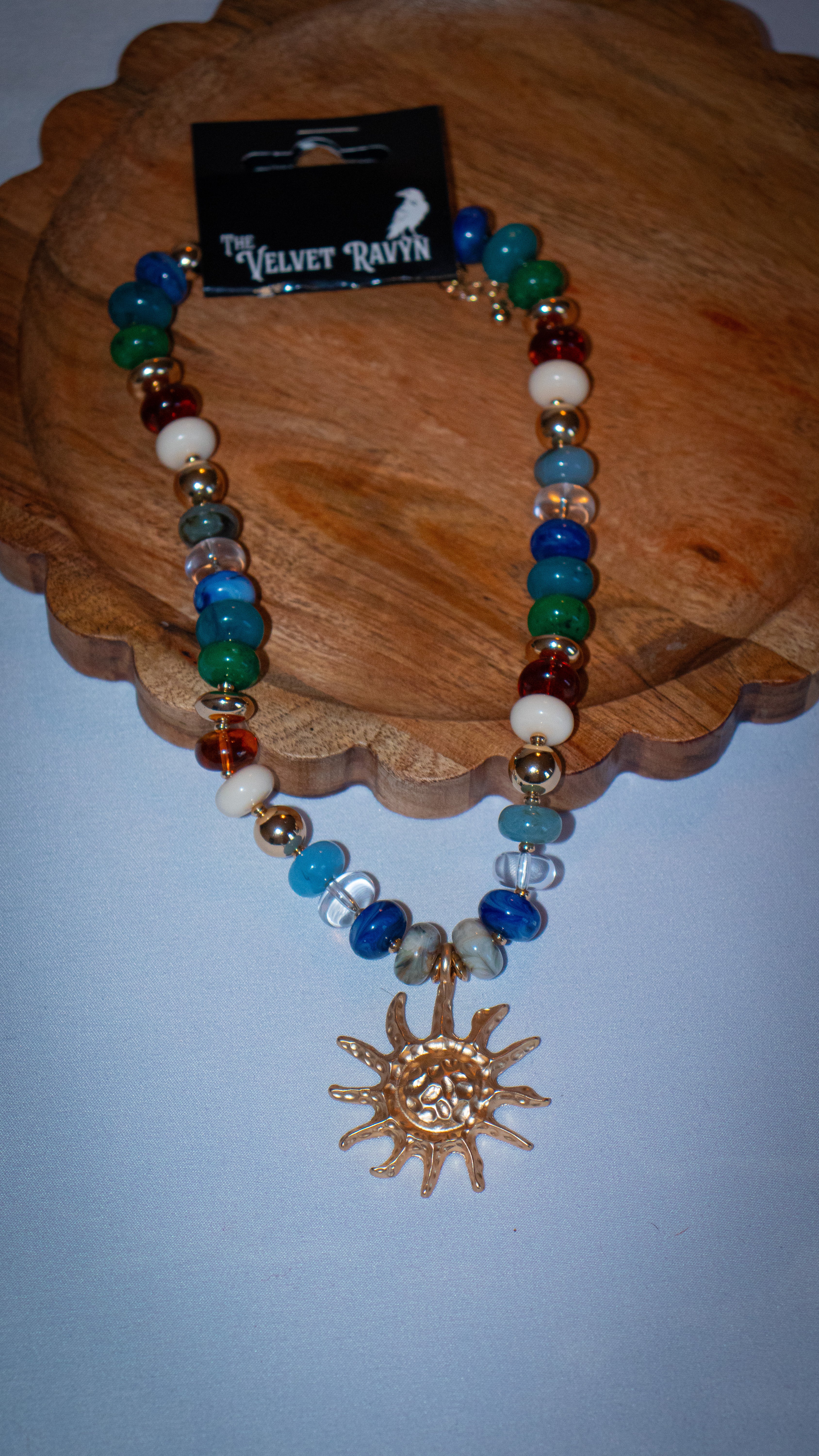 Beaded Sun Necklace